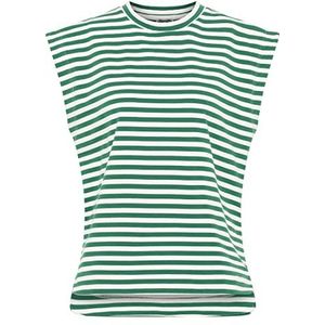 PUMICE Dames T-Shirt 35426377-PU01, GROEN Wit, L, Groen wit, L