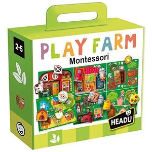 Headu Vorm en Sorteer Boerderij Montessori Spel - Leerzaam bordspel voor kinderen vanaf 2 jaar