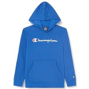 Champion Legacy Icons B-Ultralight Fall Fleece Sweatshirt met capuchon voor kinderen en jongens, Blauw, 9-10 jaar