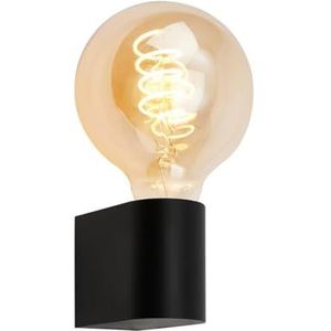 BRILONER - Spiegellamp badkamer IP44 spatwaterdicht, E27 max. 10W, wandmontage, badkamerlamp, badkamer spiegel lamp, badkamer lamp wand, badkamer wandlamp, 4.5 x 8 x 9.5cm, zwart