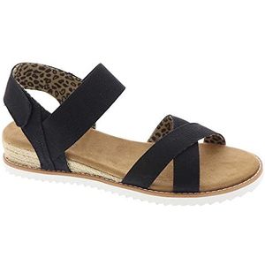 Skechers Womens Desert Kiss Secret Picnic, Zwart, 39.5 EU