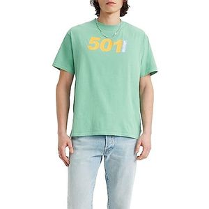 Levi's Heren Vintage Fit Graphic Tee Sweater, 501 logo Wasabi Gd, M