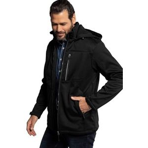 JP1880 Softshell jas zwart, Effen
