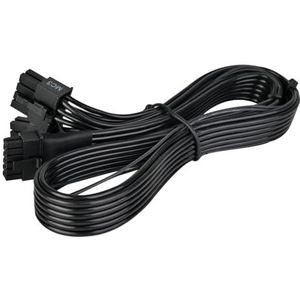 SilverStone Technology PP15-EPS, 2 x EPS-8-pins (voeding) naar 12+4-pins (GPU) 12V-2x6-PCIe-Gen5-kabel, SST-PP15-EPS
