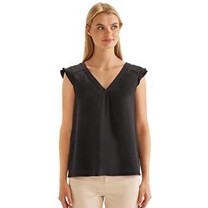 Street One Blousetop, zwart, 42