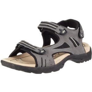 LICO Bermuda V 400041, herensandalen/outdoor sandalen, grijs/zwart, 44 EU