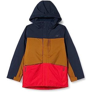 4F JUNIOR Boy's SKI Jacket JKUMN004 Technical, Multicolour 1, 152 voor kinderen, meerkleurig 1, 152