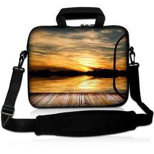 Pedea Sleeve Case met schouderriem voor 15,6 inch laptop - Sunset