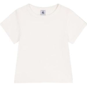 Petit Bateau T-shirt met korte mouwen voor meisjes, wit, 10 Jaar