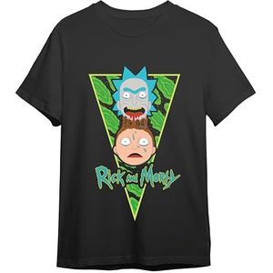 Comic Studio Rick & Morty T-shirt, officieel gelicentieerd product, uniseks, zwart, XL, Zwart, XL