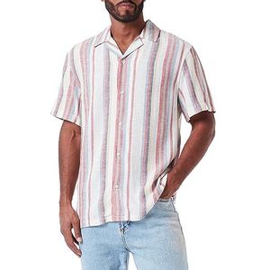 MUSTANG Collin Camp Classic overhemd voor heren, 2312_Multi Stripe 12453, L, 2312_multi Stripe 12453, L