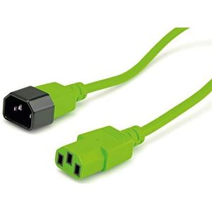 ROLINE stroomverlengkabel, IEC 320 C14 - C13, groen, 1,8 m