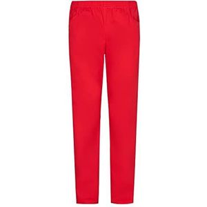 MISEMIYA - Unisex broek elastische taille uniform werk kliniek ziekenhuis reiniging dierenarts hygiëne gastvrijheid - Ref.8312, Rood, S