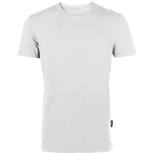 HRM Heren Luxe Ronde Hals T-shirt, Wit, Maat 5XL I Premium Heren T-shirt met Ronde Hals Gemaakt van 100% Organisch Katoen I Basic T-shirt Wasbaar tot 60°C, Hoogwaardige & Duurzame Herenkleding