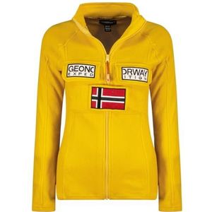 Geographical Norway Tantouna_Lady Fleece voor dames, Mosterd geel, S