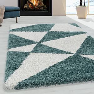 Langpolig tapijt, hoogpolig, tapijt, shaggy patroon, woonkamer