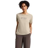 Street One - Dames Shirt - Beige - Gewassen Look