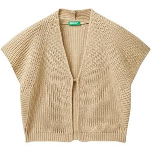 United Colors of Benetton Gebreid vest M/L, Beige, 120 cm