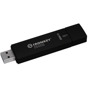 Kingston IronKey D500S USB-stick met hardwareversleuteling 256GB FIPS 140-3 Lvl 3 (aangevraagd) AES-256 - IKD500S/256GB