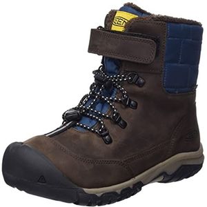 KEEN Unisex Kid's Greta Boot Waterdichte Sneeuw, Koffieboon Blauwe Vleugel Teal, 13 UK