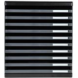 Exacompta - ref. 304714D - Organisatiesysteem - Ladebox MODULO A4 met 10 open laden voor A4+ documenten - Afmetingen: Diepte 35 x breedte 28,8 x hoogte 32 cm - Zwart/muisgrijs