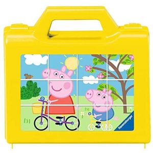 Ravensburger kinderpuzzel 055760 - Fun with Peppa - 12-delige Peppa Pig kubuspuzzel voor kinderen vanaf 4 jaar