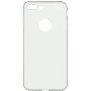 Beschermhoes van siliconen voor iPhone 8 Plus, Apple mat, ultradun, bescherming gel, zacht, wit