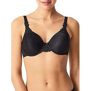 Chantelle basic onzichtbare zachte pasvorm bh, ondoorzichtig, Zwart, 80A