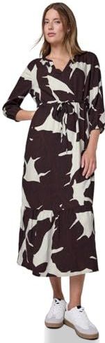 Street One Studio - Gedessineerde Maxi Jurk - Rood