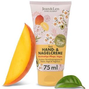 Jean&Len - Hand- en Nagelcrème - Mango & Avocado - 75 ml - Veganistisch