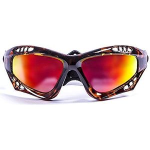 Ocean Sunglasses Australia zonnebril, gepolariseerd, frame bruin, glazen: Revo geel (11701.2)