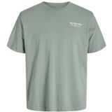 JACK & JONES Shirt 'JJNINETY'  mintgroen / wit