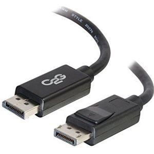 54401 DisplayPort-kabel met vakjes, stekker op stekker, zwart 15 Feet zwart