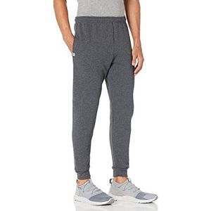 Russell Athletic Dri-Power Fleece Joggingbroek voor heren, Zwart/Erika, S