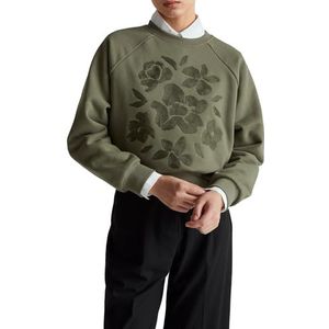 United Colors of Benetton Dames Maglia G/C M/L 3mtzd10b6 capuchontrui, groen, M