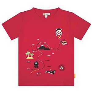 Steiff T-shirt met korte mouwen voor jongens, tango rood, 86