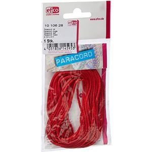 EFCO Paracord touw, polyester blend, rood, 2 mm x 4 m