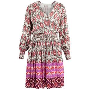 EYOTA Midi-jurk voor dames, paars, meerkleurig, S