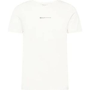 TOM TAILOR Denim Uomini T-shirt met print 1033038, 10338 - Soft Light Beige, XXL