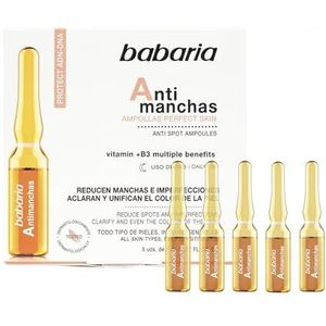 Babaria ? Ampollas faciales antimanchas con Vitamina B3 ? 10 ml (5 uds x 2 ml)