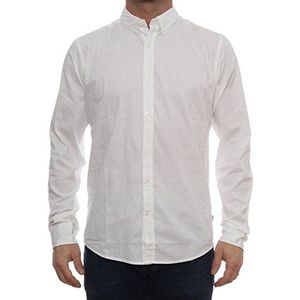 ONLY & SONS Heren Onsalbiol Ls Shirt Noos Businesshemd, wit (white), XXL