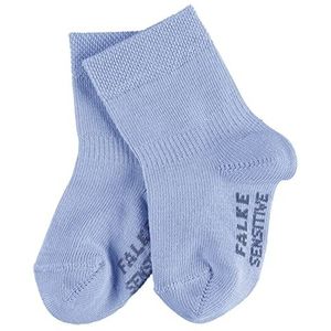 FALKE Uniseks-baby Sokken Sensitive B SO Katoen Met comfort tailleband 1 Paar, Blauw (Crystal Blue 6290) nieuw - milieuvriendelijk, 50-56