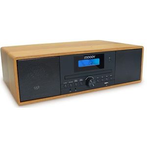Mooov - Stereo-Mikrosystem - Zwart - Bluetooth - CD Speler - 2x 25 W