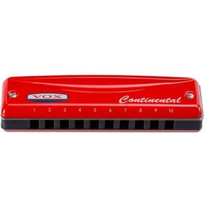 Continental Harmonica Type-2 Red - Key: Dmaj