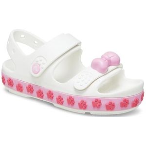Crocs Unisex Crocband Cruiser T sandalen voor kinderen, Huisdier Wit Roze Tweed, 22/23 EU