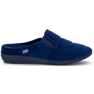 Scholl Cloudy Ela, damespantoffels, 35 EU, Navy Blauw, 35 EU