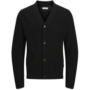 Jack & Jones - CONNOR - Gebreid Vest - Zwart
