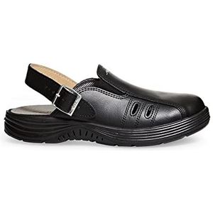 ABEBA 711042 SB Veiligheidsklomp, antislip PU-zool, zwart, maat 43