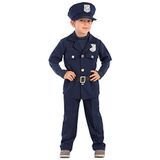 Carnival Toys – kostuum politieman voor kinderen uniseks chiild, meerkleurig, één maat, 65903