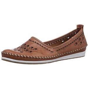 Andrea Conti 0569207062 damesslippers, Braun Cognac 062, 38 EU